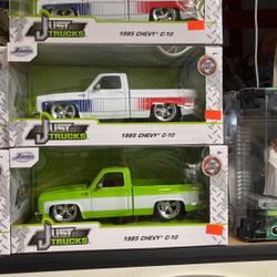 Collectible Jada 1985 Chevy Truck C-10 1:24 Scale Diecast $45 Each