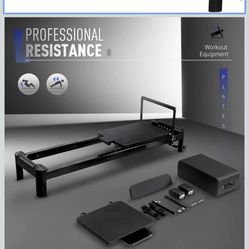 Pilates Reformer 91.3" Large Foldable Reformer Pilates Machine 