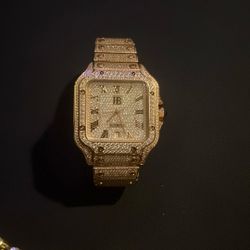 Harlem Bling Rose Gold Moissanite Watch