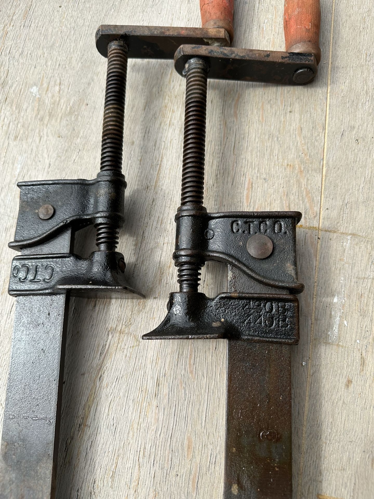 Pair of Vintage Cincinnati Tool Co Clamps