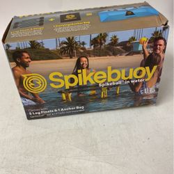 SpikeBuoy Spikeball in water 5 leg floats and 1 anchor bag 