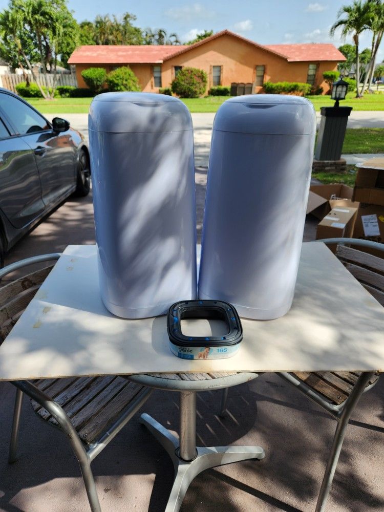 Two open box new Diaper Genie Classic Pails read description for details and see pictures Both For $65