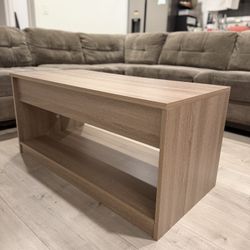 Lift Top Coffee Table with Hidden Storage