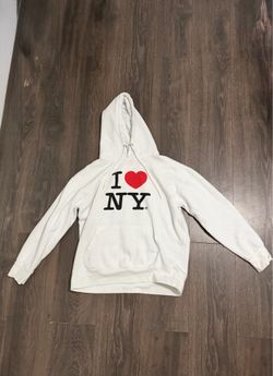 I ❤️ NYC Hoodie White Size Large