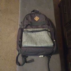 Dark Grey Diaper Bag Backpack 