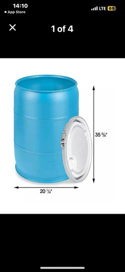 55 Gallon Plastic Drum