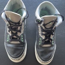 Nike Air Jordan 3 Retro "Green Glow" 7Y