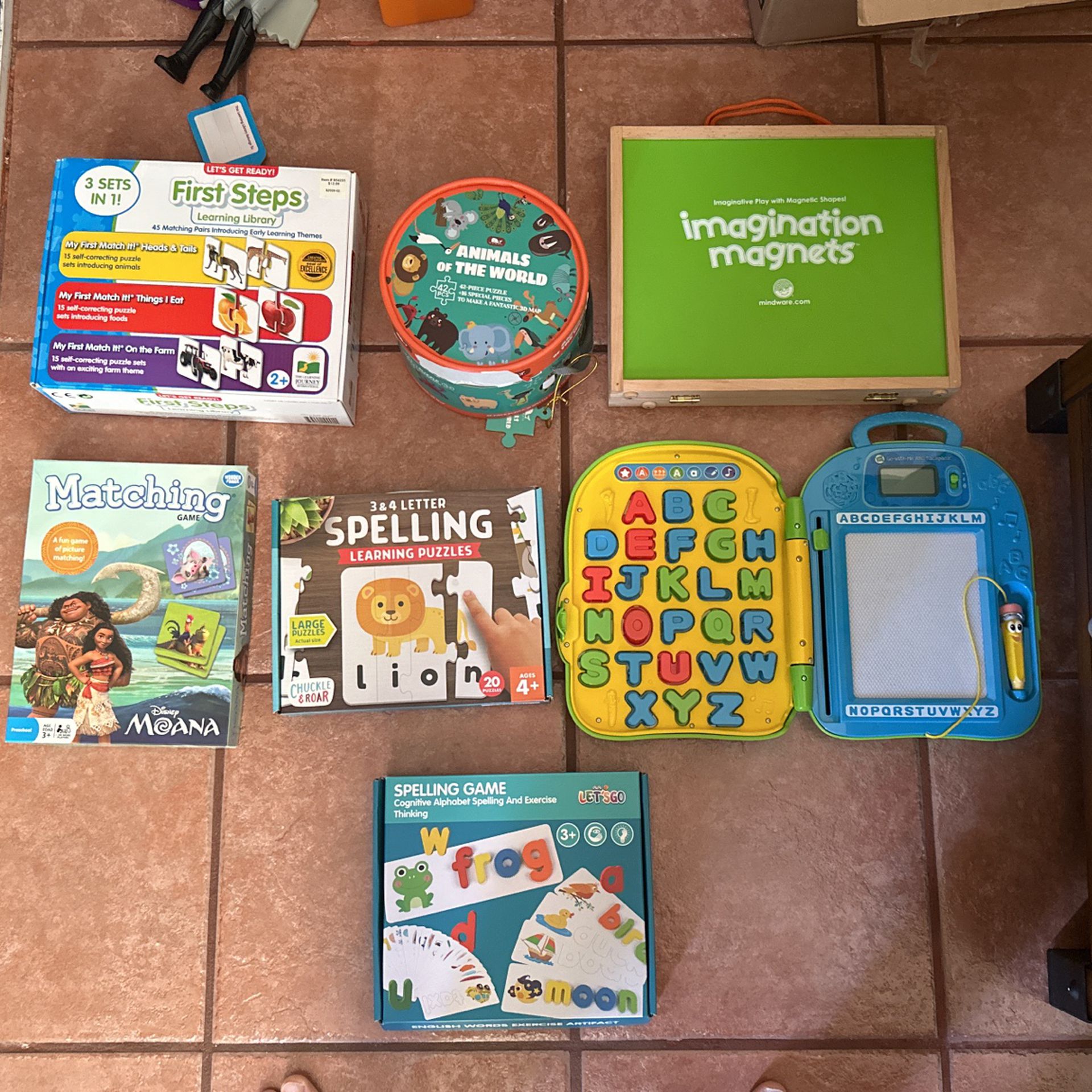 Assorted Kids Learning Puzzles And Games