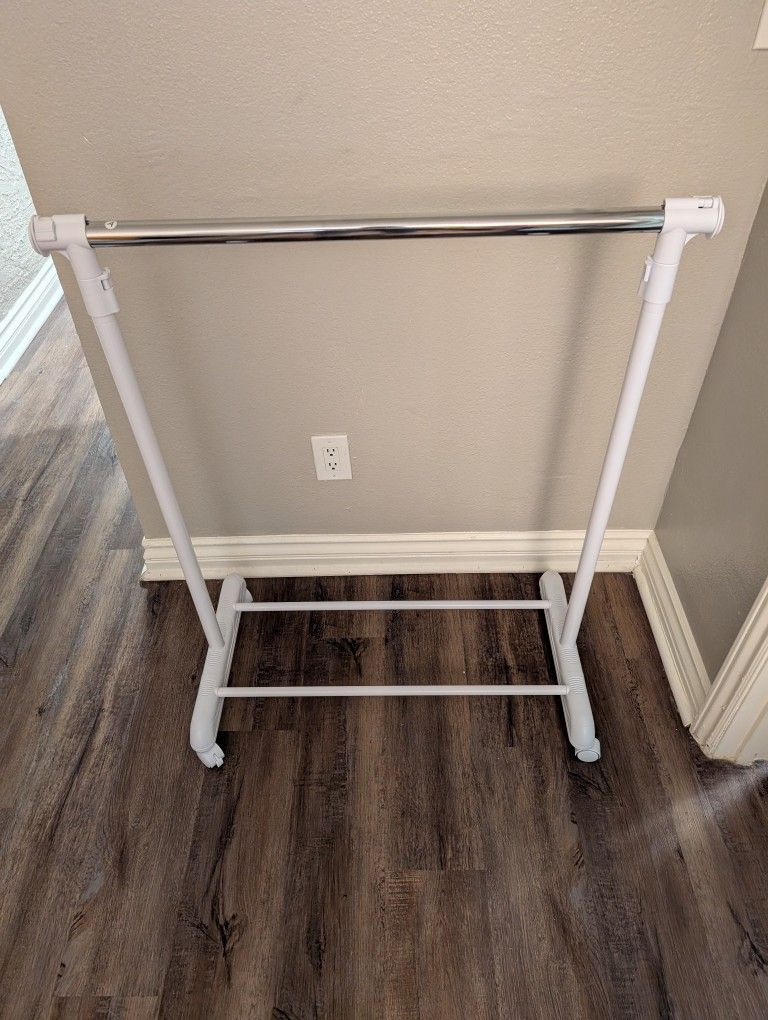 Mobile Clothes Rack On Wheels