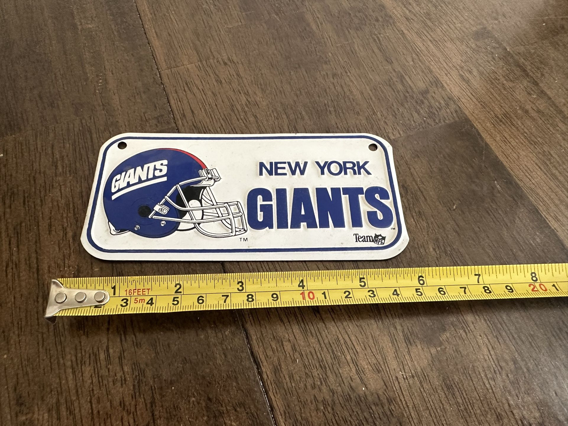 New Your Giants Football Team Mini License Plate For Bike Or Whatever