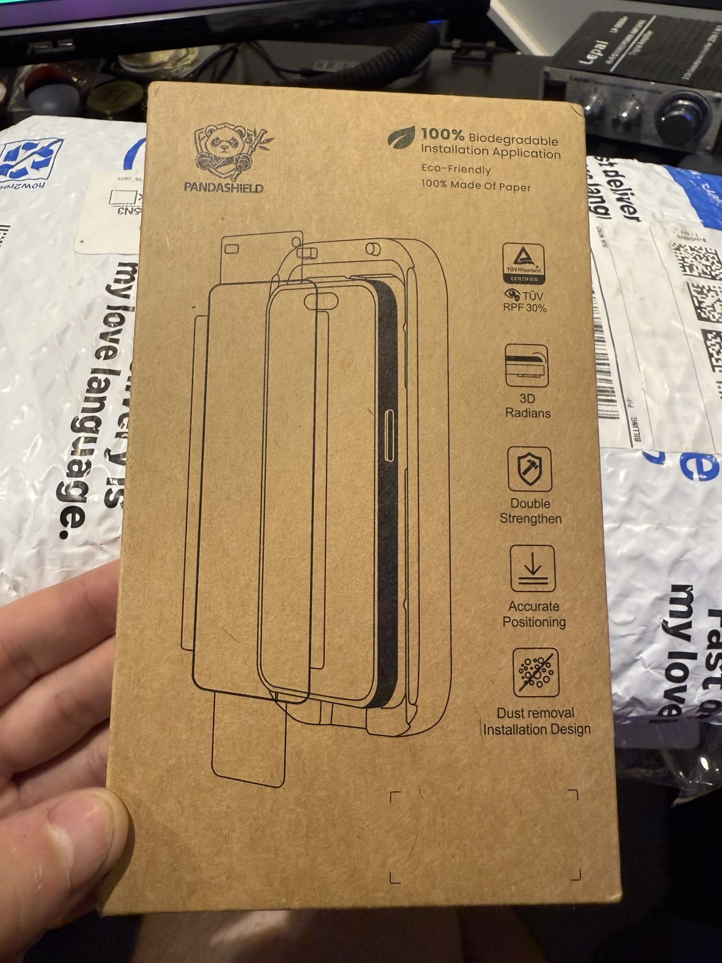IPhone 16 Pro Screen Protector with Paper Tray - Sealed!