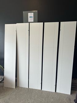 Easy Track Closet System Vertical Panels – 72” x 14” Read Description