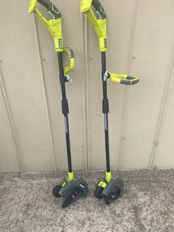New open box Ryobi 18v steel blade edgers $75 each / cada uno