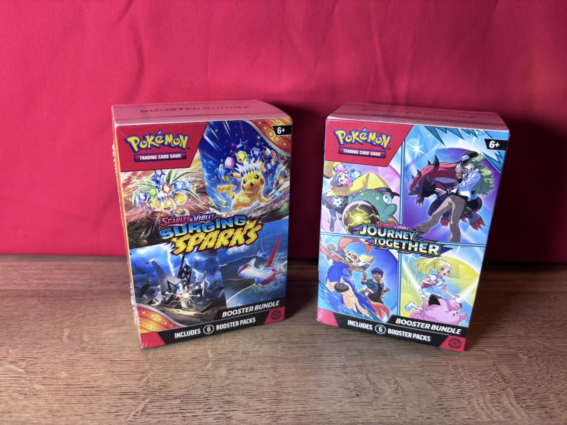 Pokemon Surging Sparks / Journey Together Booster Bundle
