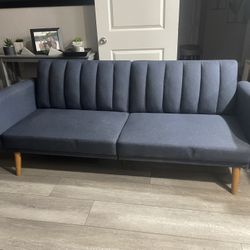 Blue Couch/ Futon $199