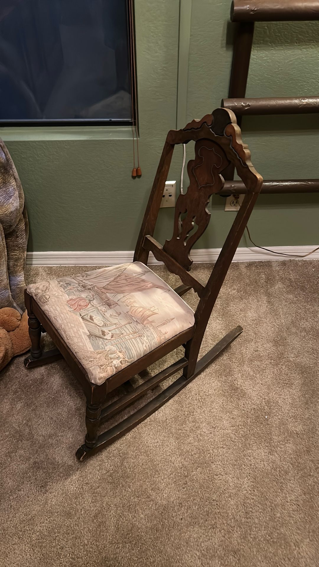 Cute Functional Child Size Rocking Chair 