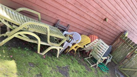 Lot Of Backyard Furniture 