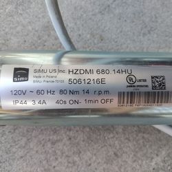 New 14 rpm  simu electric motor for roll down shades HZDMI 680 14HU