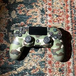 Authentic Green Camo Wireless PS4 Controller