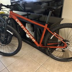 Bike specialized Rockhopper hydraulic brakes Lebel components chimano Deore 29” 