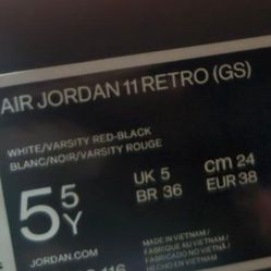 Jordan 11 Retro Big Kids Size