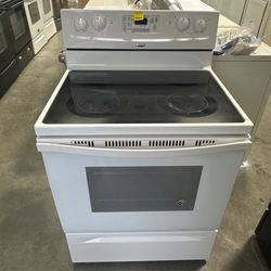 Whirlpool Electric Stove Glass Top .