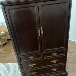 Solid Wood Storage Cabinet