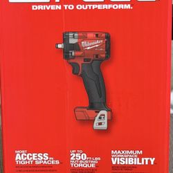 Milwaukee M18 FUEL GEN-3 18V Cordless 3/8 in. Compact Impact Wrench, TOOL ONLY