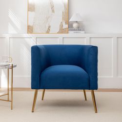 Cristen Velvet Barrel Chair