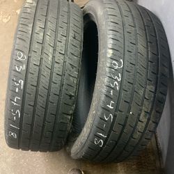 235-45-18 Pair Tires 