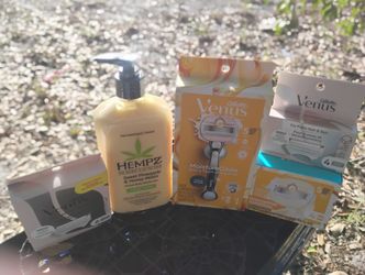 Venus Razor Cartridges And Razors Hemp Lotion