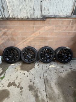 4 Set of Land Rover Discovery 2017-2023 20" OEM Wheels Rim And Tire Set Black (CHECK DESCRIPTION!!)