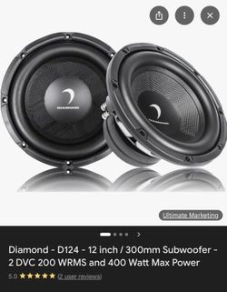 Diamond Audio 12” Subwoofer