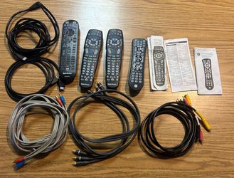 Universal remote and cable bundle for sale.