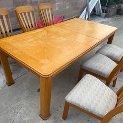 Dining set with 6 chairs