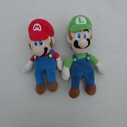 MARIO AND LUIGI PLUSH DOLLS