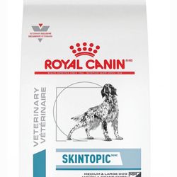 Royal Canin Veterinary Diet Skintopic Medium & Large Adult Dry Dog Food, 30.86-lb bag