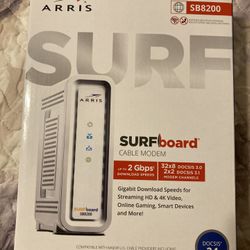 ARRIS (SB8200) - Cable Modem - Fast DOCSIS 3.1 32x8 Gigabit Cable Modem