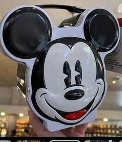 Disney Parks Mickey Lunch Box Tote 8 in tall & Wide Approx