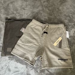 Fear of God Essentials Shorts (100% Authentic) - Dark Gray Oatmeal - Medium