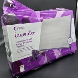Confort Revolution Lavender Lightly Scented Memory Foam Pillow