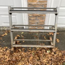 3 Tier Dumbbell Rack - Will Hold Many Pairs Of Dumbbells