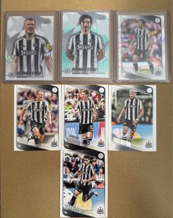 Newcastle United Card Lot 2025-26 Topps Uefa Club Competitions