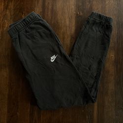 Nike Sportswear Club Fleece Joggers Black Men's Size L Super Clean