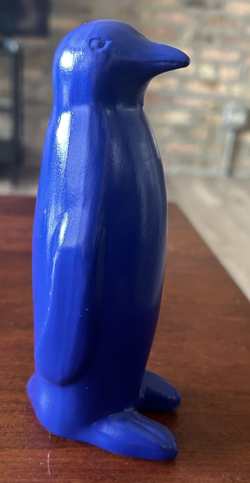 Blue Penguin Statue