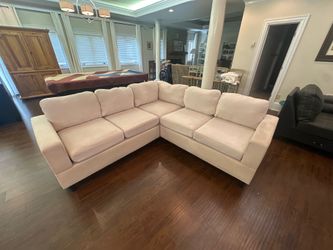 Large Cream Sectional