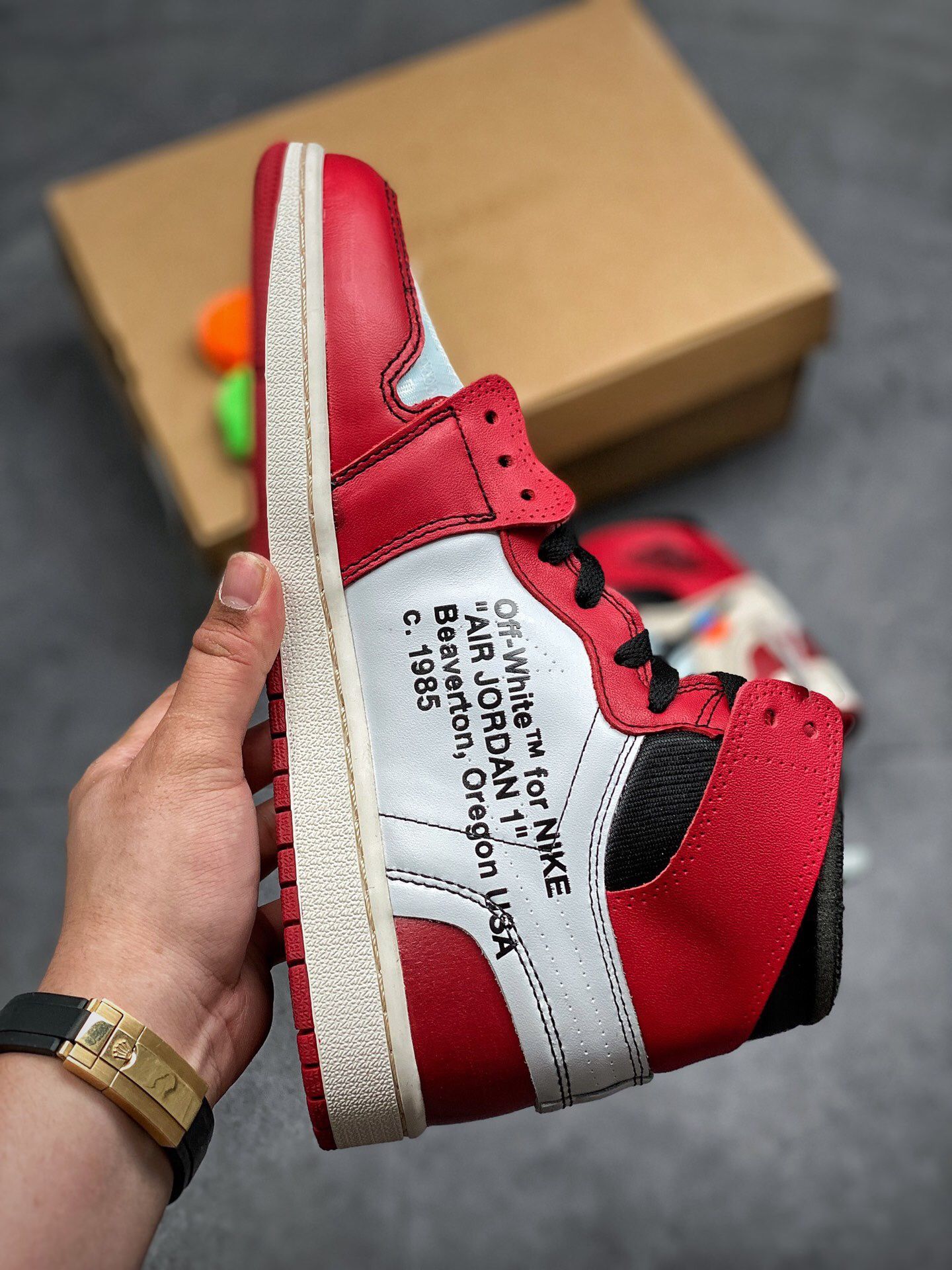 Jordan 1 Retro off White Chicago P1