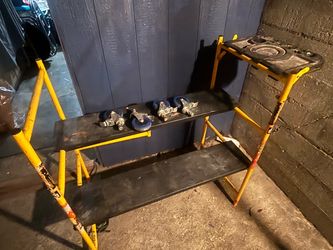4’ Folding Rolling Scaffold