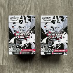 NEW Pokémon White Flare Booster Bundle x2