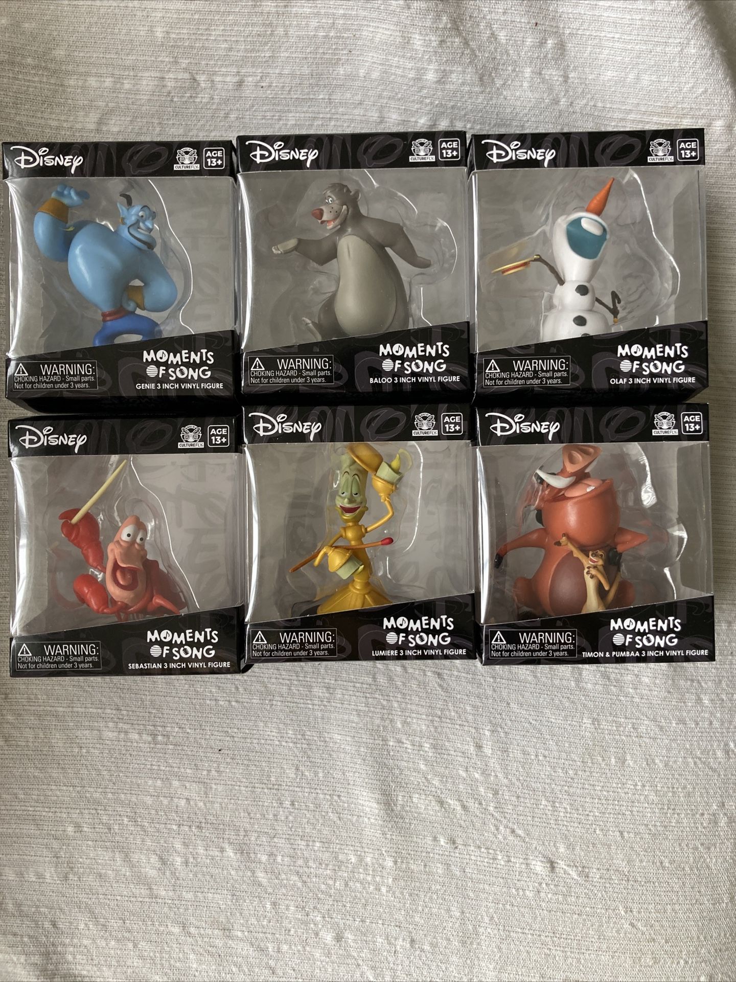 DISNEY 3” VINYL FIGURES 